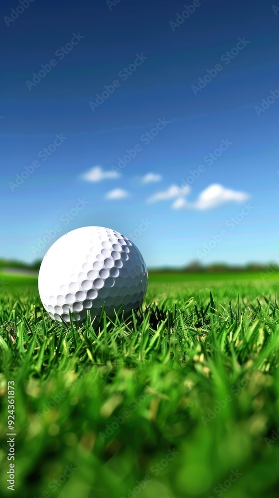 Serene Golf Course. Tranquil golfing landscape Serene Golf Course. Tranquil golfing landscape