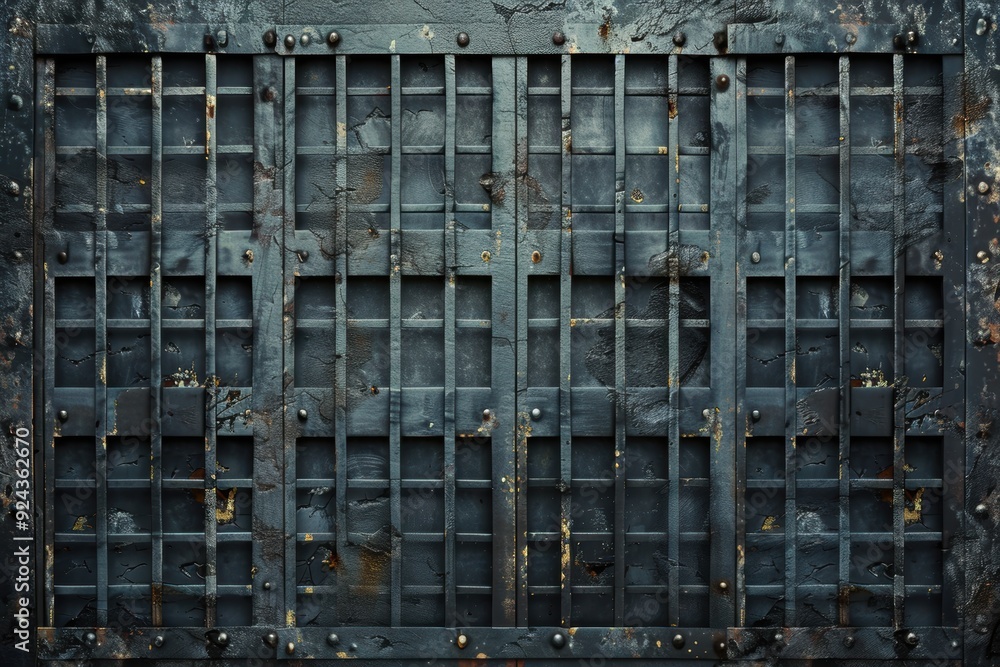 Inside a Jail. High detailed prison cell interior. Inside a Jail. High detailed prison cell interior.