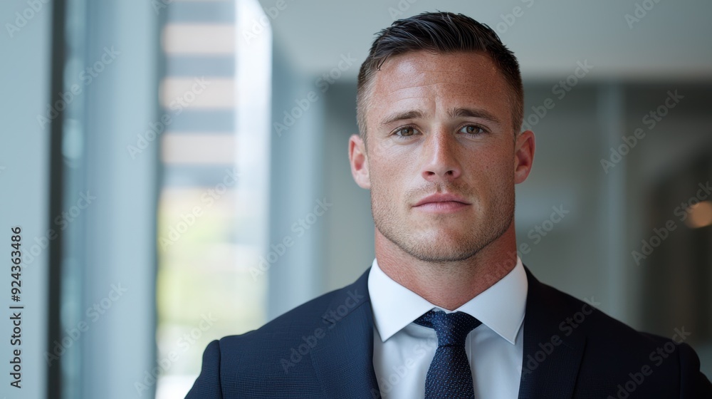Serious businessman in formal suit Serious businessman in formal suit