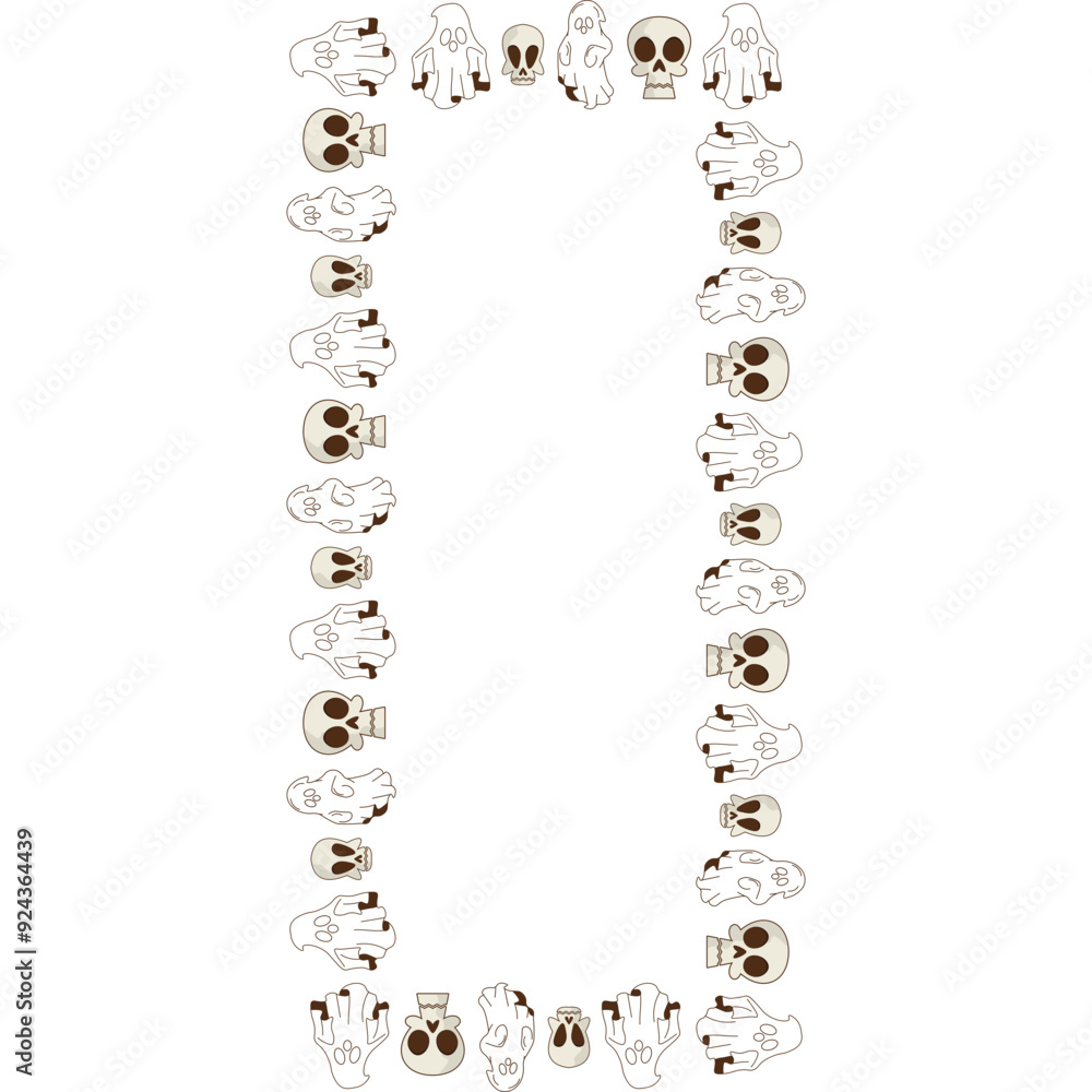 Fototapeta premium Halloween Frame Decoration