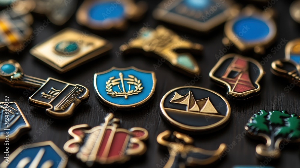 Collection of Enamel Pins Collection of Enamel Pins