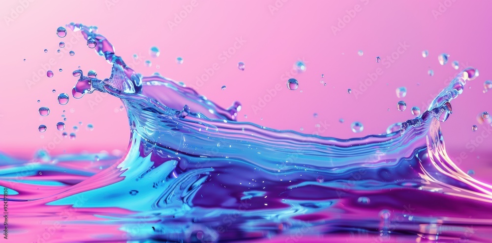 Dynamic Water Splashes. Creative and Vivid Liquid Splash Concept Dynamic Water Splashes. Creative and Vivid Liquid Splash Concept