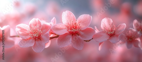 Delicate Pink Cherry Blossoms