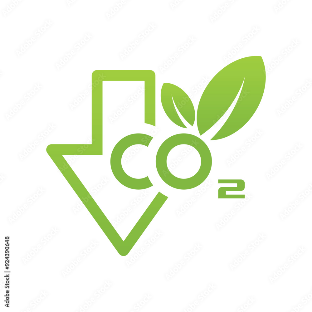 carbon dioxide CO2, on white background, Eps10 carbon dioxide CO2, on white background, Eps10