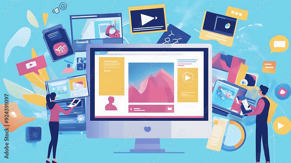 Modern Web Design with Content Creation in Motion Modern Web Design with Content Creation in Motion