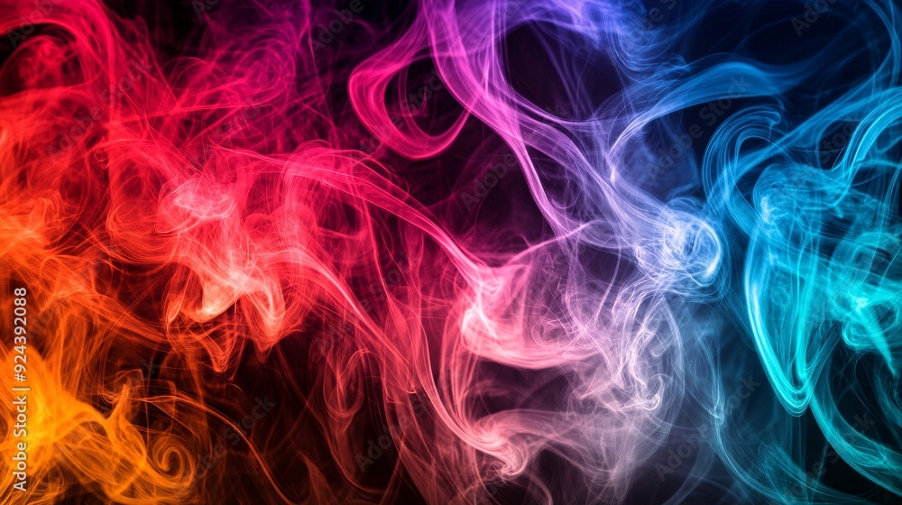 abstract vibrant smoke patterns in a spectrum of colors creating a dynamic and colorful design abstract vibrant smoke patterns in a spectrum of colors creating a dynamic and colorful design