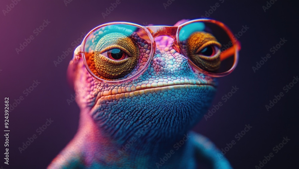 Cool Lizard in Sunglasses Cool Lizard in Sunglasses
