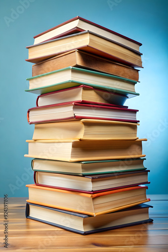 books stacked