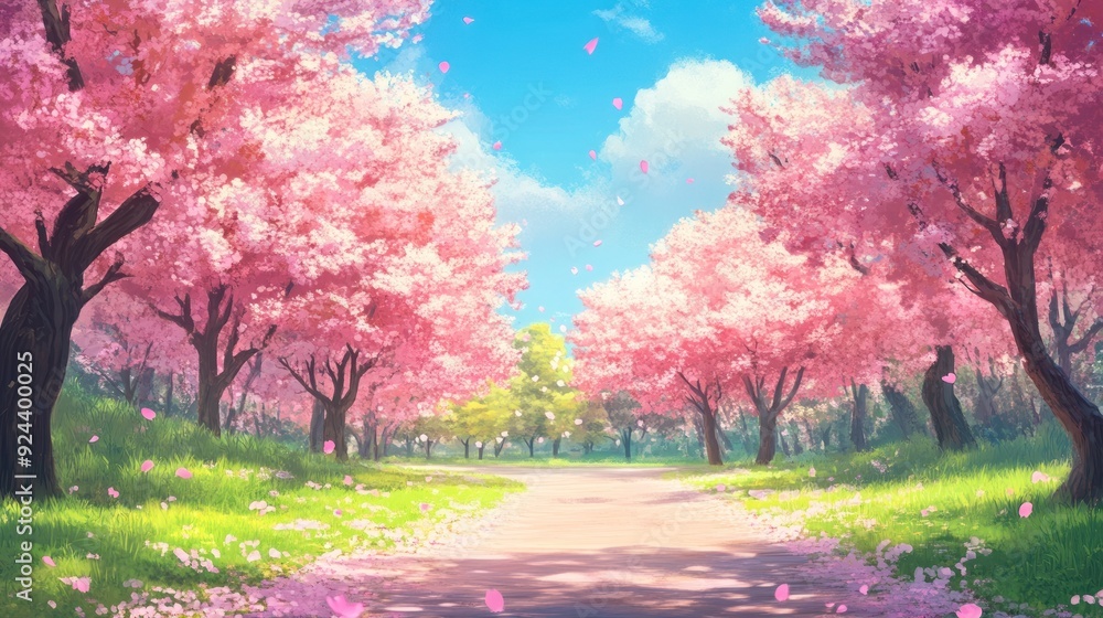 Serene Spring Path Serene Spring Path