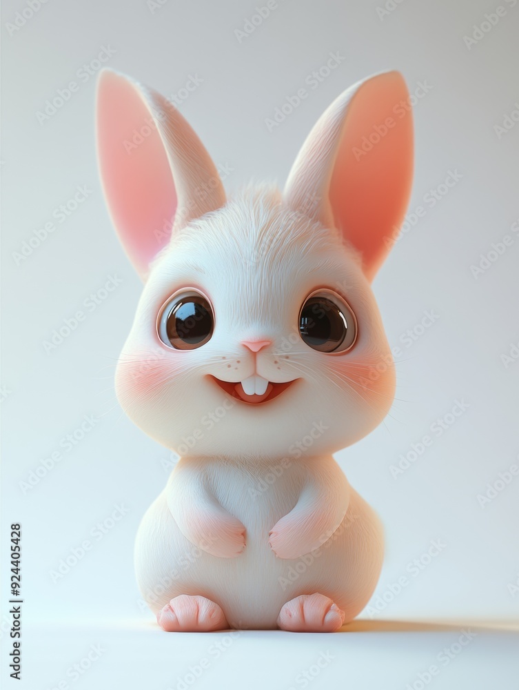 A little cartoon bunny A little cartoon bunny