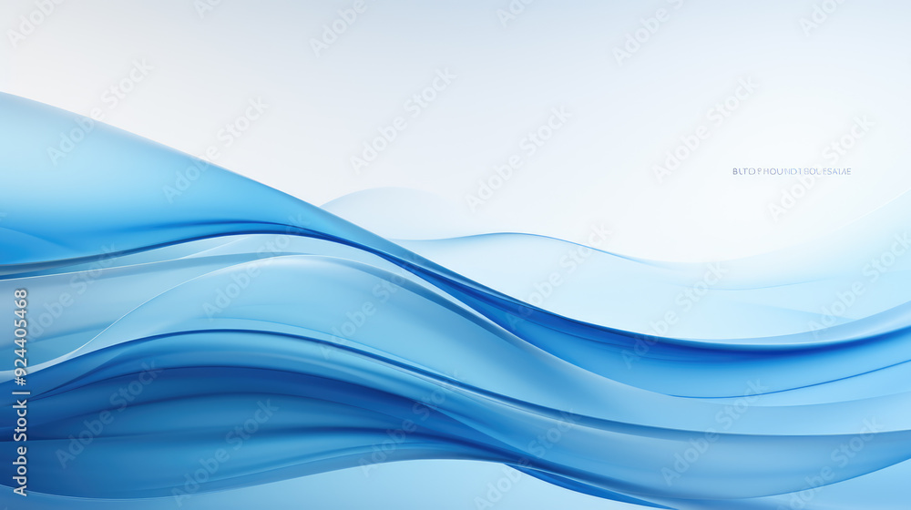 Fototapeta premium generated illustration of blue white pastel gradient background smooth light blue