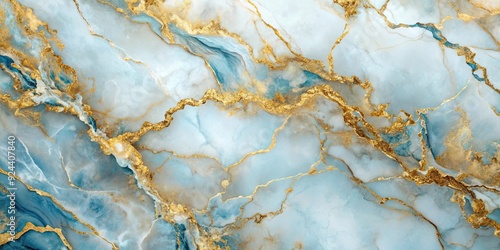 Abstract marble background with elegant gold and blue tones , marble, abstract, background, gold, blue, elegant, luxurious