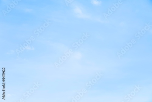 Obraz na płótnie Fantastic soft white clouds against blue sky and copy space horizontal shape w salonie
