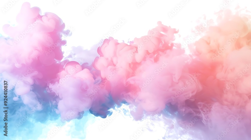 Abstract Background of Pink and Blue Smoke Abstract Background of Pink and Blue Smoke