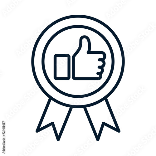 Bestseller concept. Vector linear icon isolated on white background.