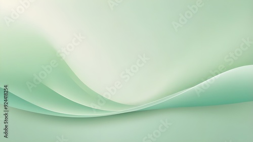 Flat Light Pastel Color Grainy Gradient Background with Blurry Cosmetics Effect; Smooth Wallpaper