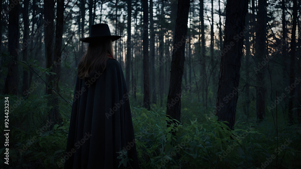 person in the forest person in the forest