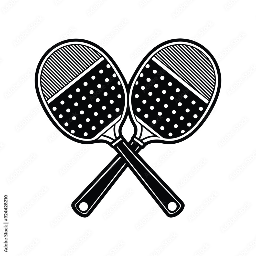 Pickleball Paddles Vector Design, AI Generated Pickleball Paddles Vector Design, AI Generated