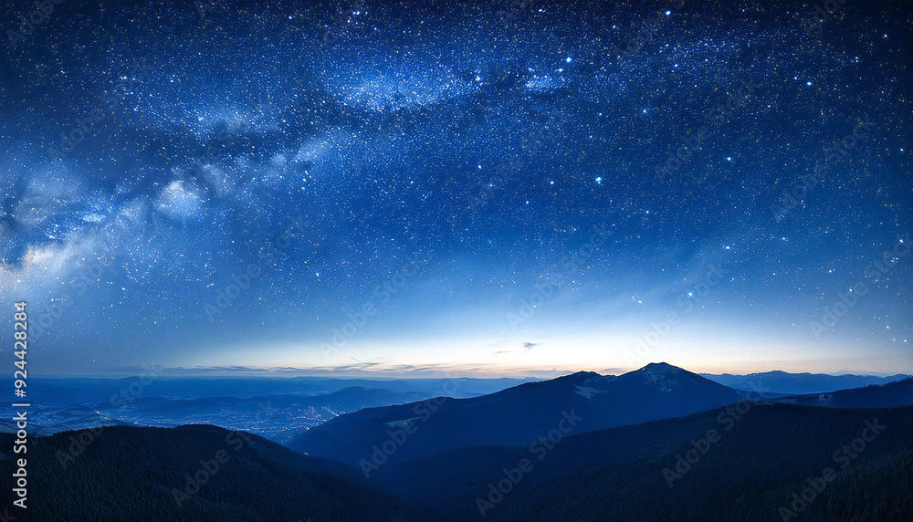 Image of a shining starry sky. Shining stars. Beautiful starry sky background material. Image of a shining starry sky. Shining stars. Beautiful starry sky background material.