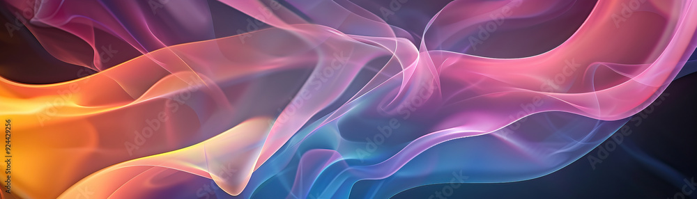 Obraz premium Colorful abstract neon light painting with vibrant hues creative design modern artistic expression dynamic patterns