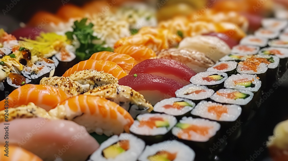 sushi on a plate sushi on a plate