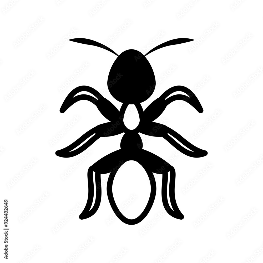 Ant Insect Solid Black Ant Insect Solid Black