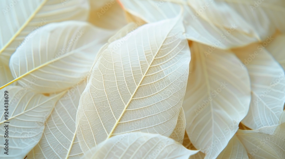 Close-up of autumn leaves showcasing intricate patterns and white foliage in an abstract composition. Close-up of autumn leaves showcasing intricate patterns and white foliage in an abstract composition.
