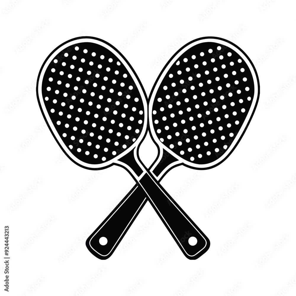 Pickleball Paddles Vector Design, AI Generated Pickleball Paddles Vector Design, AI Generated