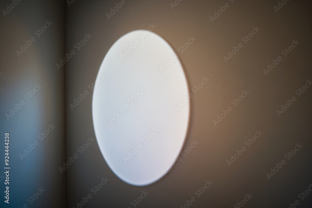 Dreamy Projected Shadow Oval with Whimsical Shape and Slight Blur Dreamy Projected Shadow Oval with Whimsical Shape and Slight Blur
