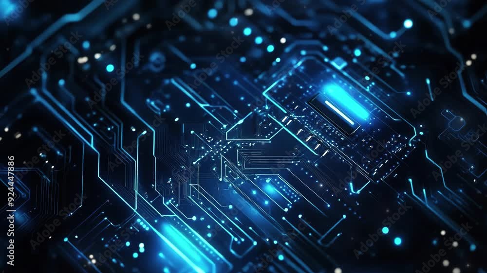 Abstract blue circuit board background. Abstract technology background. High technology and digital network. Futuristic hi-tech. High tech connection network pattern. Digital circuit board. Abstract blue circuit board background. Abstract technology background. High technology and digital network. Futuristic hi-tech. High tech connection network pattern. Digital circuit board.