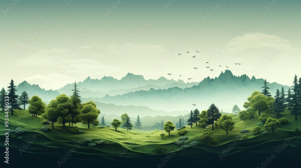 Obraz premium generated illustration of Invest in our planet. Earth day background. Ecology concept