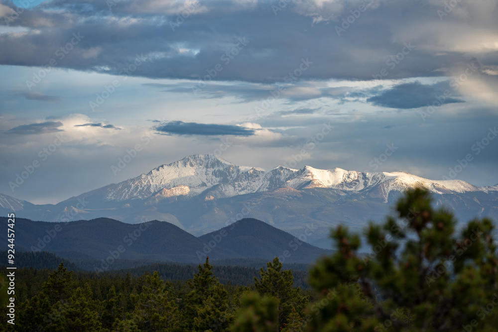 Fototapeta premium Mountains and Clouds