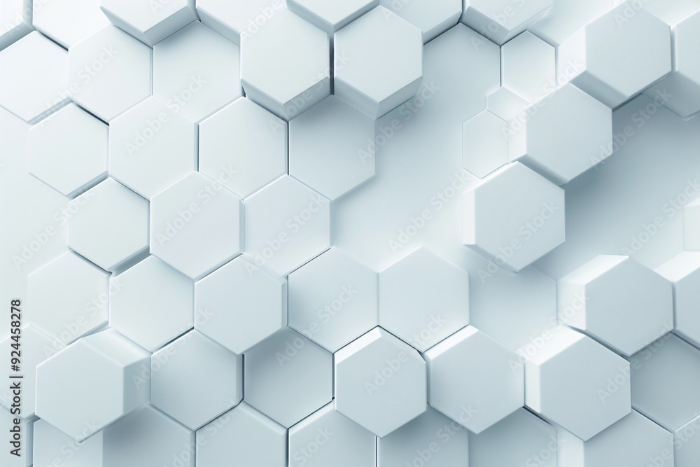 A modern 3D hexagon pattern with subtle shadows and highlights, creating depth and a designated copyspace area in the center. A modern 3D hexagon pattern with subtle shadows and highlights, creating depth and a designated copyspace area in the center.