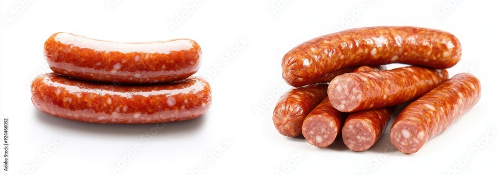 sausages on white sausages on white