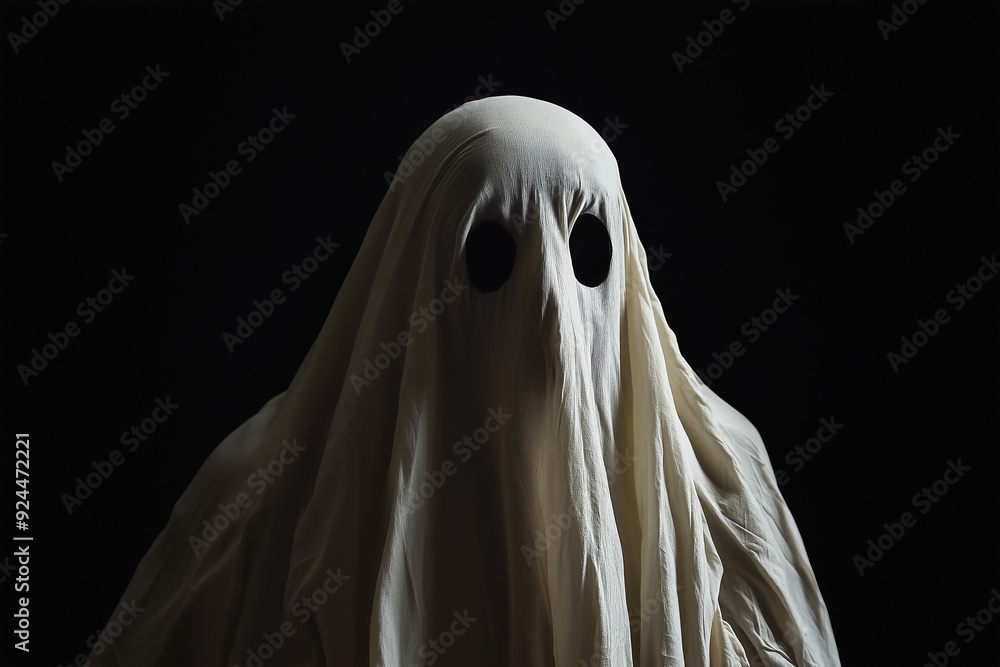 Scary portrait of ghost, Halloween concept Scary portrait of ghost, Halloween concept