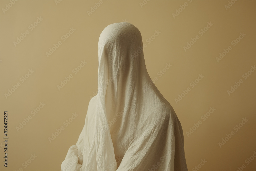 Scary portrait of ghost, Halloween concept Scary portrait of ghost, Halloween concept