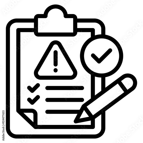 Contingency Planning Icon For Design Element