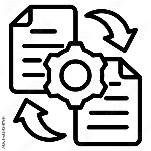 Redundancy Systems Icon For Design Element