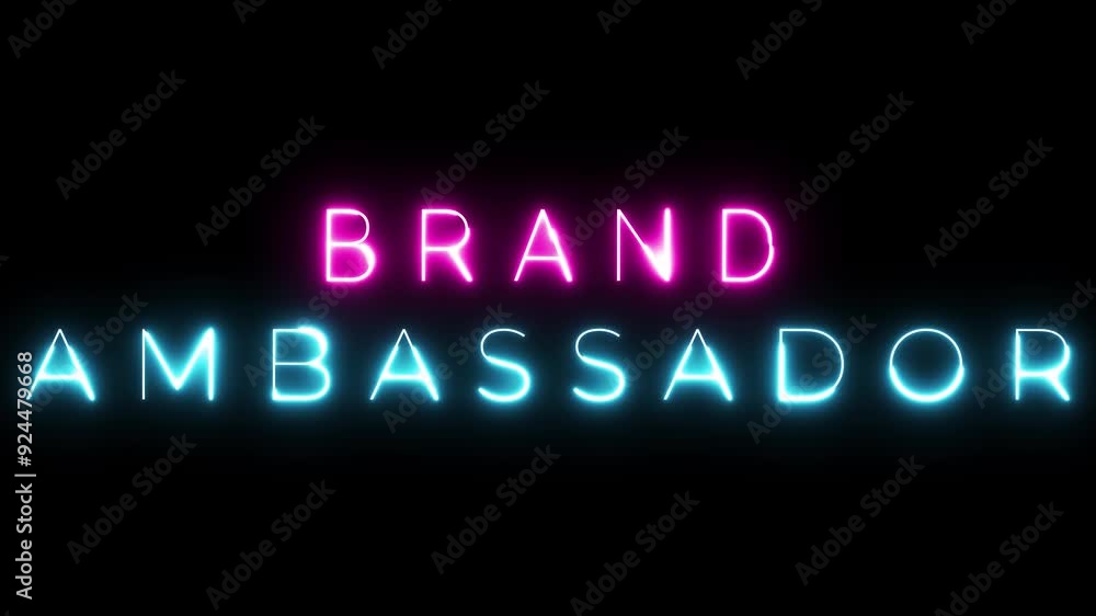 Neon Sign: Brand Ambassador Neon Sign: Brand Ambassador
