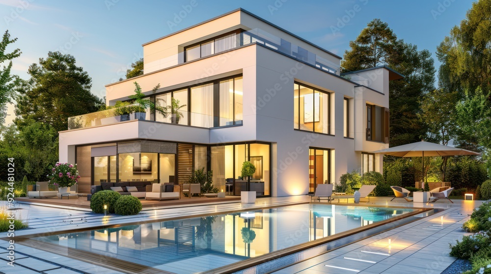 Modern Luxury Villa with Pool and Garden Modern Luxury Villa with Pool and Garden