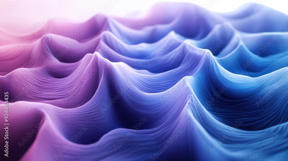 Obraz premium Colorful abstract wave pattern with flowing textures