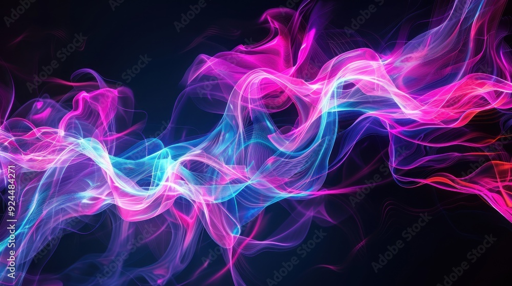 Abstract Flowing Lines of Light Abstract Flowing Lines of Light