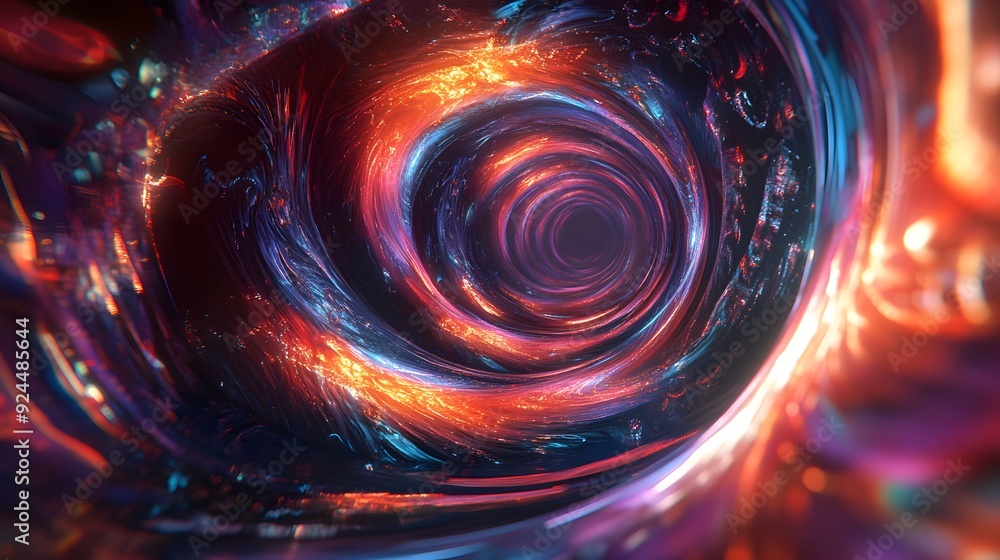 14. A swirling vortex of energy with pulsating neon colors and shifting patterns 14. A swirling vortex of energy with pulsating neon colors and shifting patterns