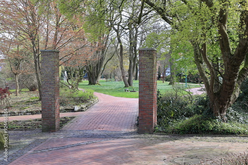 Blick in die Altstadt von Westerstede in Niedersachsen	 photo