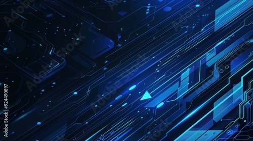 Wallpaper Mural Abstract Digital Circuitry Background Torontodigital.ca