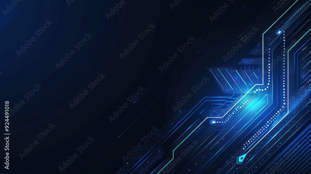 Abstract Digital Network Illustration Abstract Digital Network Illustration