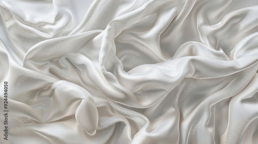 White Satin Fabric Texture White Satin Fabric Texture