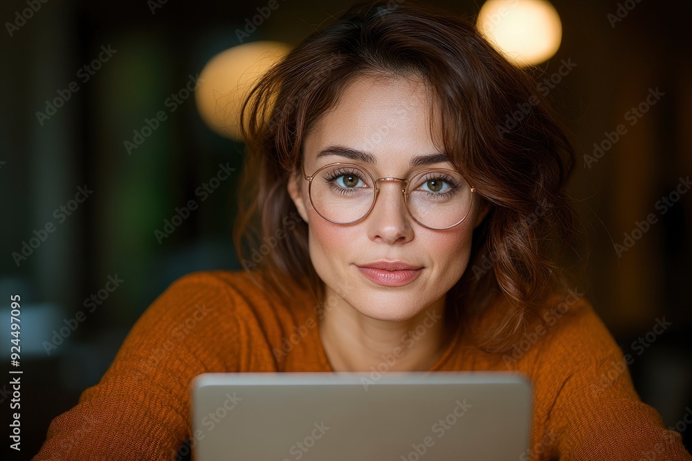 Young Asian Businesswoman Working On Laptop, Focused On Accounting In Office Young Asian Businesswoman Working On Laptop, Focused On Accounting In Office