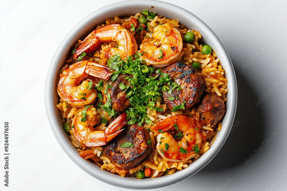 Fototapeta premium Lusiana Jambalaya close up photographic illustration.