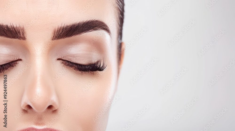 Close-up Portrait of a Woman's Eyes Close-up Portrait of a Woman's Eyes